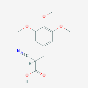 2-Cyano-3-(3,4,5-trimethoxyphenyl)propionic Acid