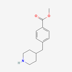 4-Piperidin-4-ylmethyl-benzoic acid methyl ester