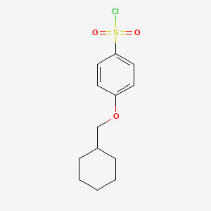 4-(Cyclohexylmethoxy)benzene-1-sulfonyl chloride