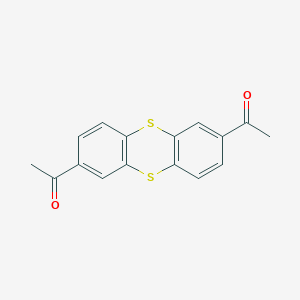 molecular formula C16H12O2S2 B3370669 2,7-diacetylthianthrene CAS No. 50314-39-1