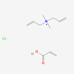 molecular formula C11H20ClNO2 B3370801 dimethyl-bis(prop-2-enyl)azanium;prop-2-enoic acid;chloride CAS No. 53694-17-0