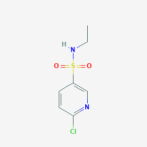 molecular formula C7H9ClN2O2S B3370850 6-chloro-N-ethylpyridine-3-sulfonamide CAS No. 54864-86-7