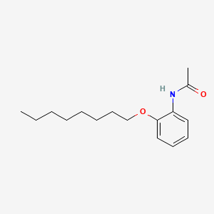molecular formula C16H25NO2 B3370874 2'-(Octyloxy)-acetanilide CAS No. 55792-61-5