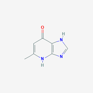 molecular formula C7H7N3O B033709 5-Methyl-1,4-dihydroimidazo[4,5-b]pyridin-7-one CAS No. 105176-21-4