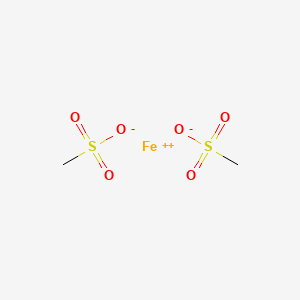 molecular formula C2H6FeO6S2 B3370909 Methanesulfonic acid, iron(2+) salt CAS No. 56525-23-6