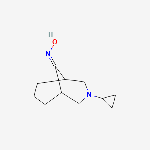 3-Cyclopropyl-3-azabicyclo[3.3.1]nonan-9-one oxime