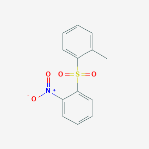 molecular formula C13H11NO4S B3371040 Benzene, 1-methyl-2-[(2-nitrophenyl)sulfonyl]- CAS No. 61174-13-8