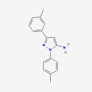 3-(3-methylphenyl)-1-(4-methylphenyl)-1H-pyrazol-5-amine