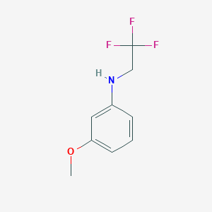 3-methoxy-N-(2,2,2-trifluoroethyl)aniline