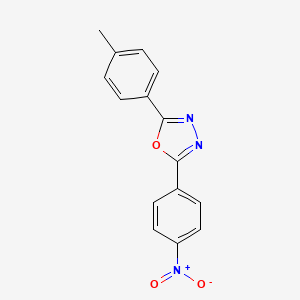 2-(4-Methylphenyl)-5-(4-nitrophenyl)-1,3,4-oxadiazole