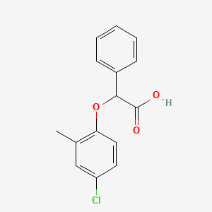 molecular formula C15H13ClO3 B3371194 2-(4-Chloro-2-methylphenoxy)-2-phenylacetic acid CAS No. 63891-99-6