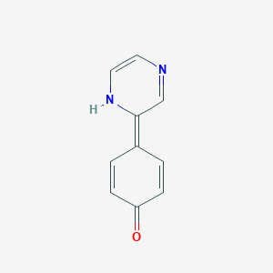 molecular formula C10H8N2O B033712 4-(Pyrazin-2-yl)phenol CAS No. 108030-86-0