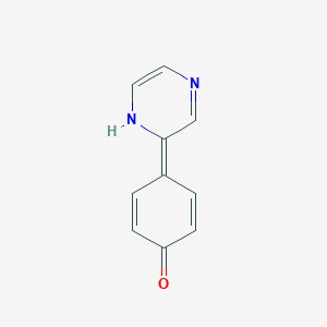 molecular formula C10H8N2O B033712 4-Pyrazin-2-ylphenol CAS No. 108030-86-0