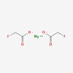 molecular formula C4H4F2MgO4 B3371203 Magnesium fluoroacetate CAS No. 63905-88-4
