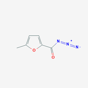molecular formula C6H5N3O2 B3371241 5-Methylfuran-2-carbonyl azide CAS No. 64968-30-5