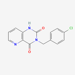 3-(4-chlorobenzyl)pyrido[3,2-d]pyrimidine-2,4(1H,3H)-dione