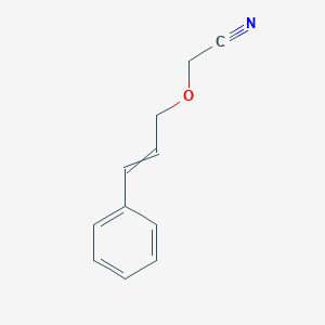 Acetonitrile, [(3-phenyl-2-propenyl)oxy]-
