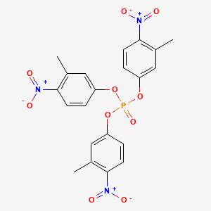 molecular formula C21H18N3O10P B3371395 tris(3-methyl-4-nitrophenyl) phosphate CAS No. 68527-98-0