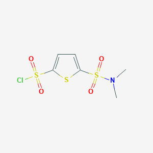 5-(Dimethylsulfamoyl)thiophene-2-sulfonyl chloride