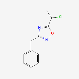 3-Benzyl-5-(1-chloroethyl)-1,2,4-oxadiazole