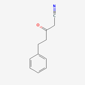 molecular formula C11H11NO B3371441 3-Oxo-5-phenylpentanenitrile CAS No. 70102-85-1