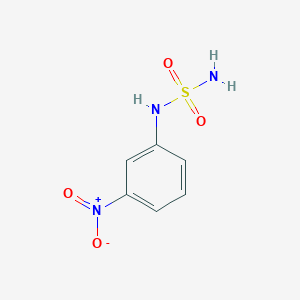 molecular formula C6H7N3O4S B3371471 N-(3-nitrophenyl)sulfamide CAS No. 70466-79-4