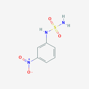 molecular formula C6H7N3O4S B3371471 N-(3-nitrophenyl)aminosulfonamide CAS No. 70466-79-4