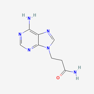 3-(6-Aminopurin-9-yl)propanamide