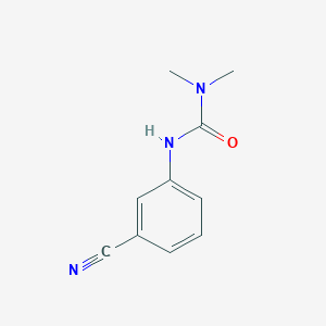 molecular formula C10H11N3O B3371509 1-(3-Cyanophenyl)-3,3-dimethylurea CAS No. 71754-19-3