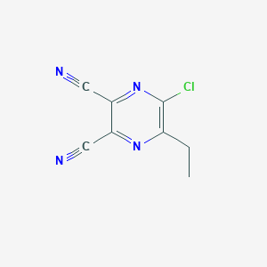 5-Chloro-6-ethylpyrazine-2,3-dicarbonitrile