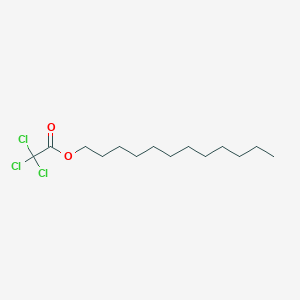 molecular formula C14H25Cl3O2 B3371612 Dodecyl trichloroacetate CAS No. 74339-50-7