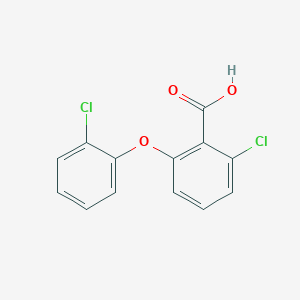 molecular formula C13H8Cl2O3 B3371664 2-Chloro-6-(2-chlorophenoxy)benzoic acid CAS No. 76093-25-9