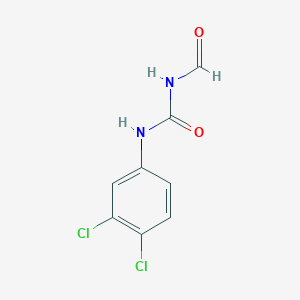 molecular formula C8H6Cl2N2O2 B3371671 Formamide, N-[[(3,4-dichlorophenyl)amino]carbonyl]- CAS No. 76409-91-1