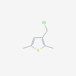 molecular formula C7H9ClS B3371677 3-(Chloromethyl)-2,5-dimethylthiophene CAS No. 766-58-5