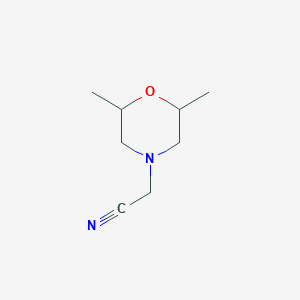 (2,6-Dimethylmorpholin-4-yl)acetonitrile