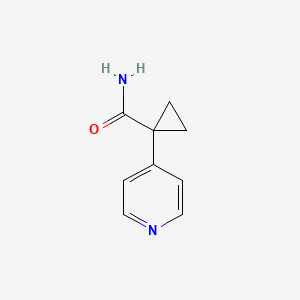 1-(Pyridin-4-yl)cyclopropanecarboxamide