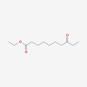 molecular formula C12H22O3 B033718 Ethyl 8-oxodecanoate CAS No. 105906-29-4