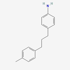 4-[3-(4-Methylphenyl)propyl]aniline