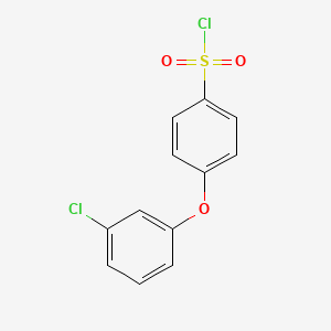 4-(3-Chlorophenoxy)benzene-1-sulfonyl chloride
