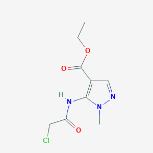 ethyl 5-(2-chloroacetamido)-1-methyl-1H-pyrazole-4-carboxylate