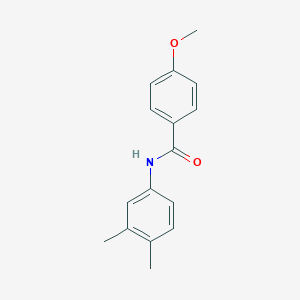 molecular formula C16H17NO2 B337185 N-(3,4-dimethylphenyl)-4-methoxybenzamide 
