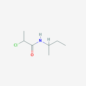 molecular formula C7H14ClNO B3372165 N-(butan-2-yl)-2-chloropropanamide CAS No. 87603-53-0