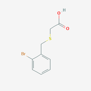 Acetic acid, [[(2-bromophenyl)methyl]thio]-
