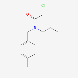 2-chloro-N-[(4-methylphenyl)methyl]-N-propylacetamide