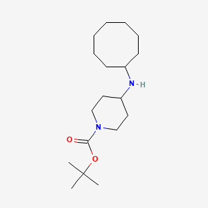 molecular formula C18H34N2O2 B3372257 1-Boc-4-cyclooctylamino-piperidine CAS No. 885274-44-2