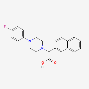 [4-(4-Fluoro-phenyl)-piperazin-1-yl]-naphthalen-2-yl-acetic acid