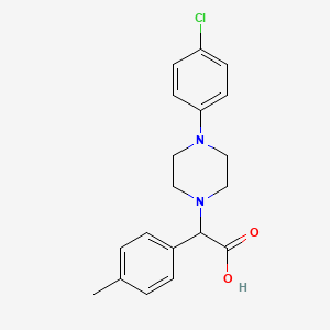 [4-(4-Chloro-phenyl)-piperazin-1-yl]-p-tolyl-acetic acid