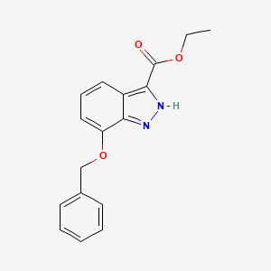 B3372301 Ethyl 7-(benzyloxy)-1H-indazole-3-carboxylate CAS No. 885278-92-2
