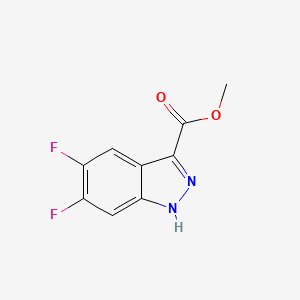 B3372304 Methyl 5,6-difluoro-1H-indazole-3-carboxylate CAS No. 885279-01-6