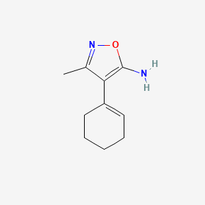 4-(Cyclohex-1-en-1-yl)-3-methyl-1,2-oxazol-5-amine